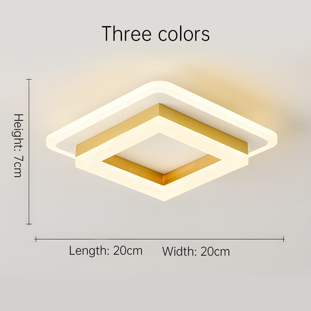 Deckenleuchte Modern Quadrat LED Einbauleuchte
