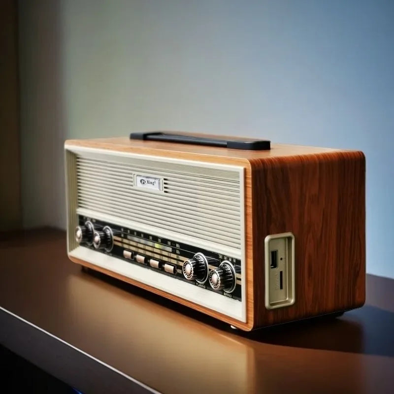 Vintage Holz Bluetooth Lautsprecher