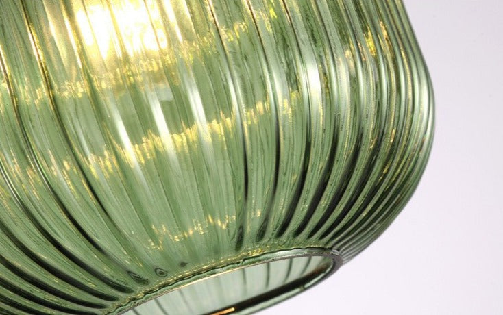 RoyaleGlow Texturiertes Glas Pendelleuchte – Elegante verstellbare Deckenleuchte für moderne Innenräume