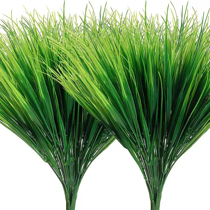 Künstliche Weizen-Gras Pflanze aus Kunststoff – Dekoratives Gras für Garten, Zuhause und Außenbereich