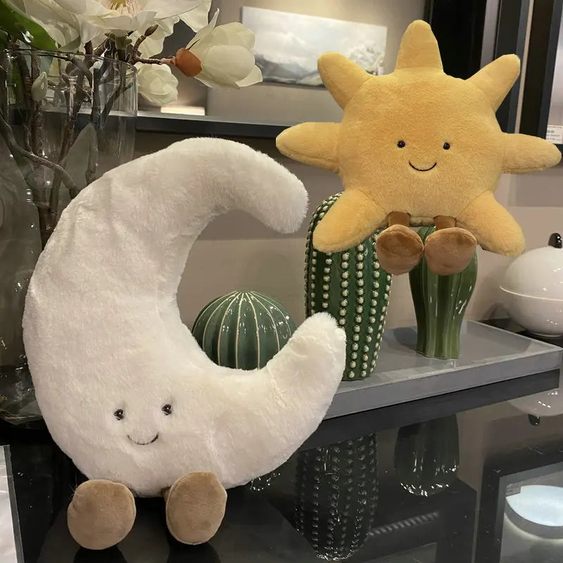 Garduru - Charmantes Kuschelpaar aus Mond und Sonne für strahlende Träume
