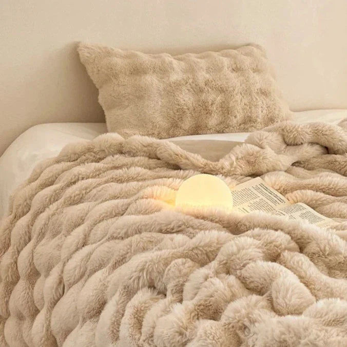 Bubble Plush Weiche Decke