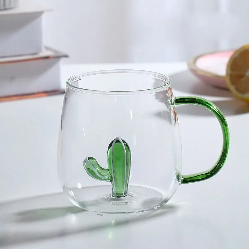 Becher mit Griff im Ichendorf-Stil mit Ornament in Grundfarbe