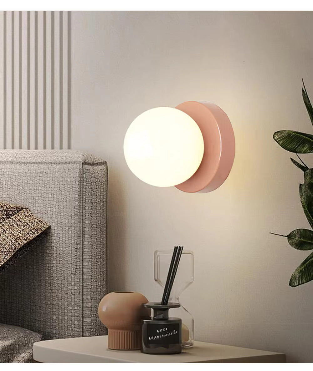 Royaleva Nordic LED Glas Wandlampe – Minimalistische Kugel Wandleuchte für moderne Innenräume