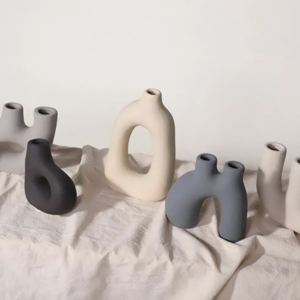Frosted Vase Collection - Keramischer Tischvase, Neuer Klassiker / Post-Modern Stil, Heim-Büro Dekoration