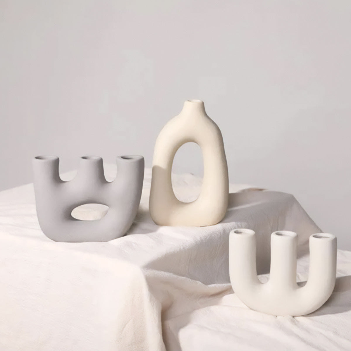 Frosted Vase Collection - Keramischer Tischvase, Neuer Klassiker / Post-Modern Stil, Heim-Büro Dekoration