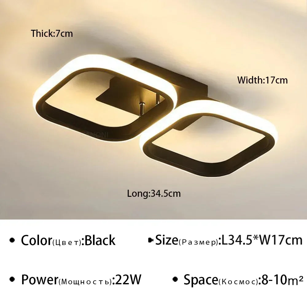 LED-Deckenleuchte Kronleuchter - Modernes Design für Flur, Schlafzimmer und Wohnzimmer