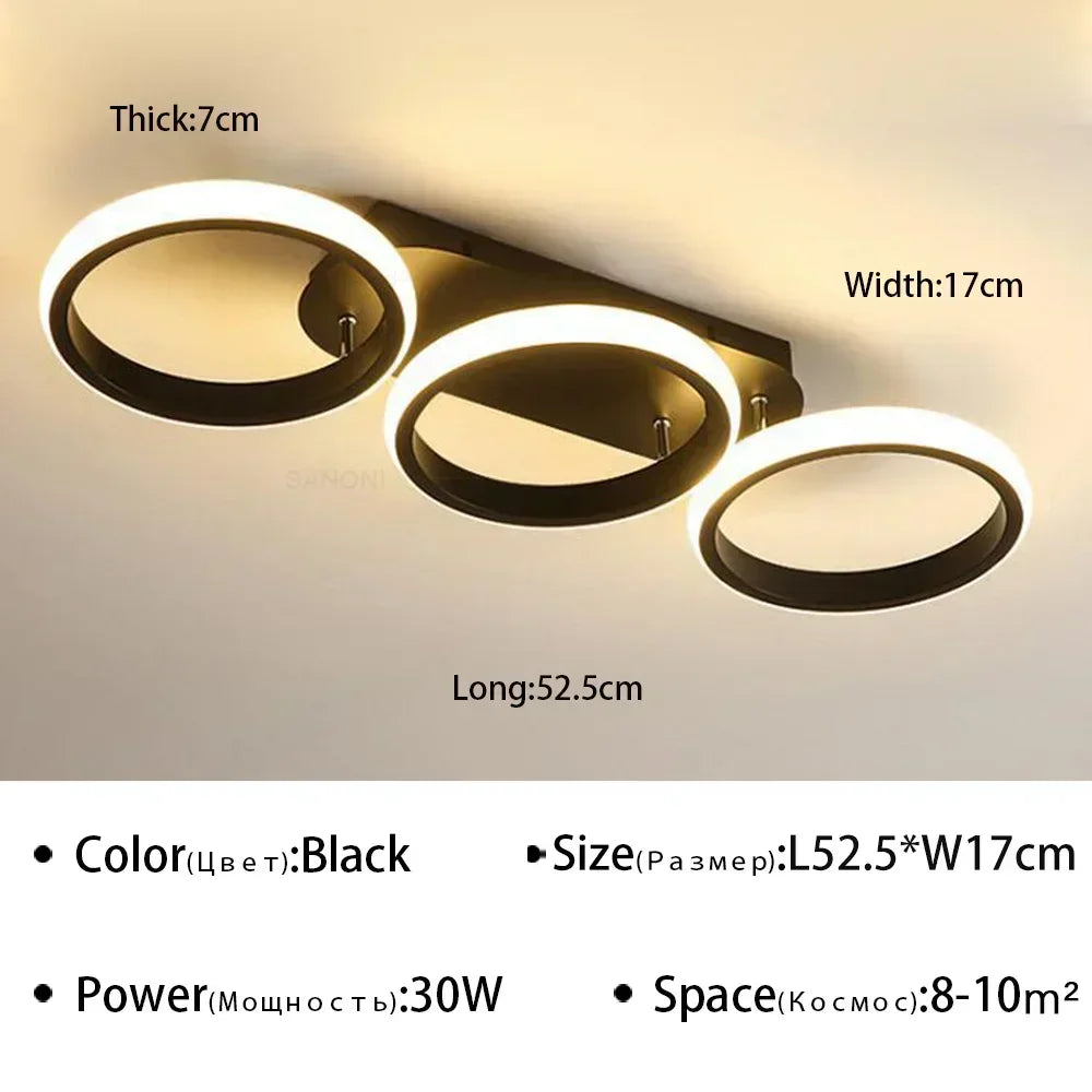 LED-Deckenleuchte Kronleuchter - Modernes Design für Flur, Schlafzimmer und Wohnzimmer