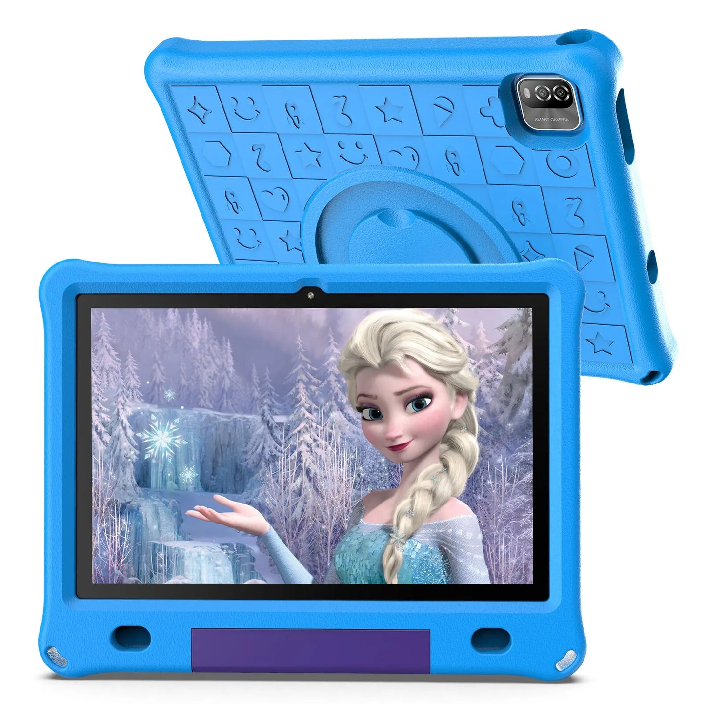10,1 Zoll Kinder-Tablet mit Android 12, Quad-Core, 3GB RAM, 64GB ROM, EVA Schutzhülle für Kinder