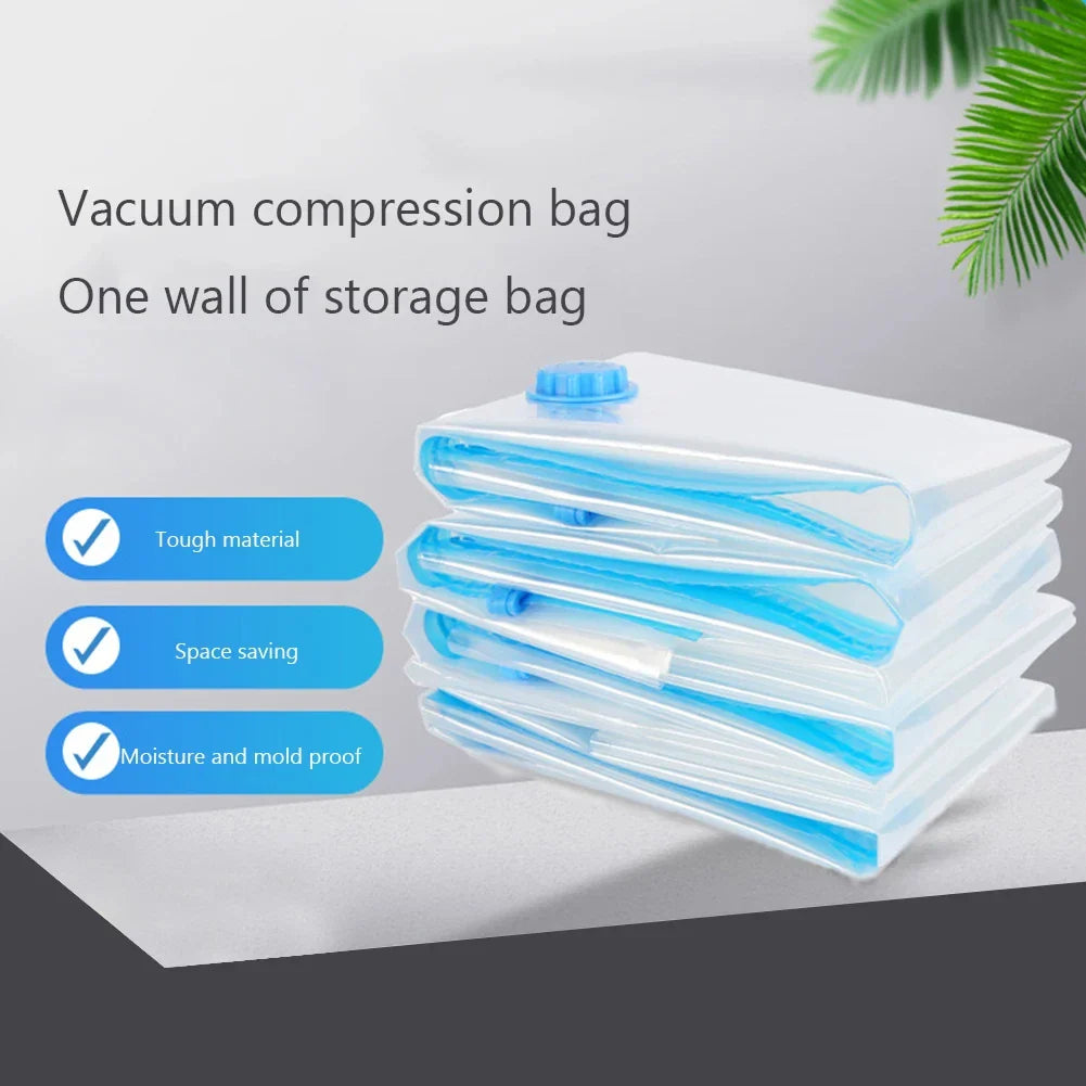 4PCS Wiederverwendbare Vakuumverpackungsbeutel mit Handpumpe