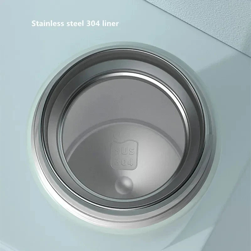 380ml Edelstahl Vakuumflasche mit Strohhalm Mädchen Thermos