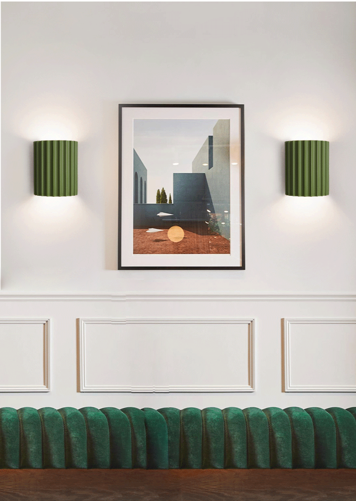 RoyaleGlow Elegante Harz Wandleuchte für auffällige Treppenhaus-Atmosphäre