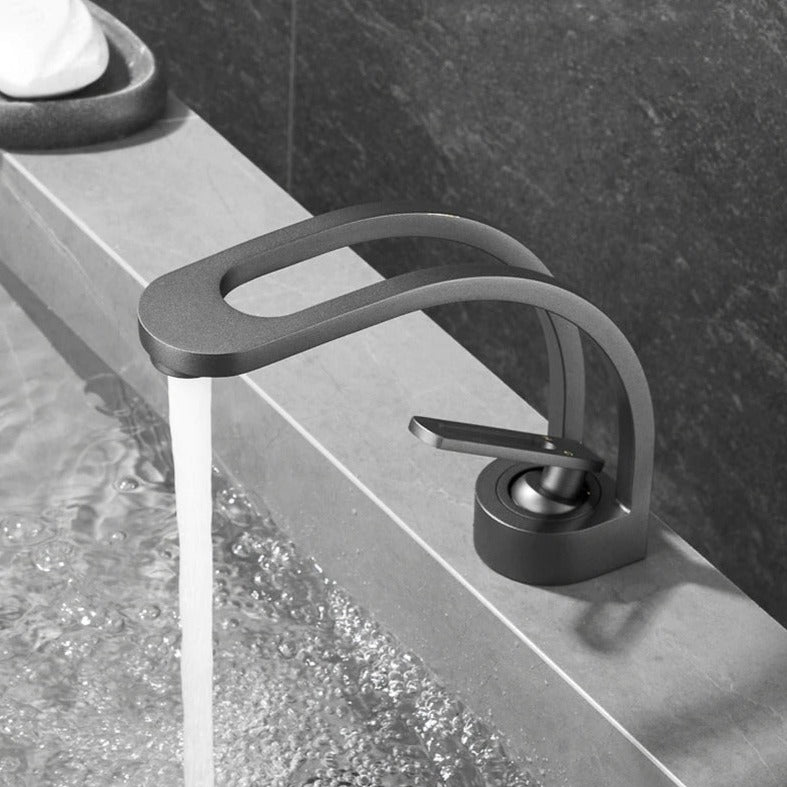 Innovativer Badezimmer-Wasserhahn mit Dual-Channel-Design – Für kaltes & warmes Wasser getrennt