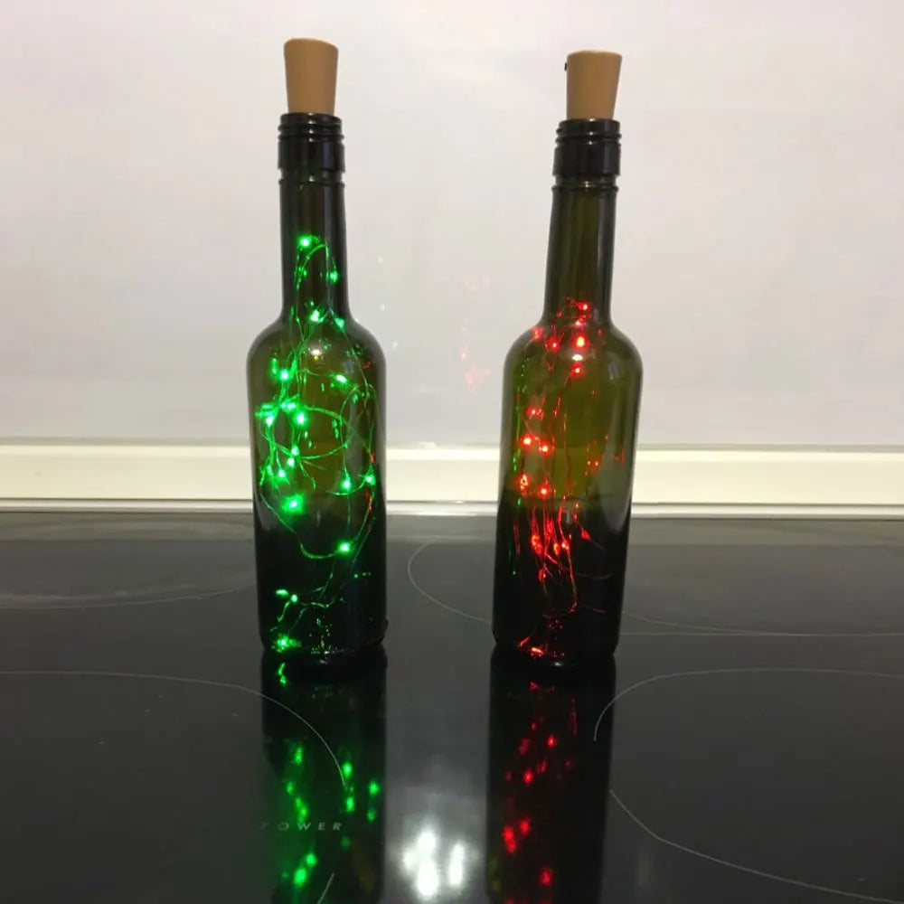 LED Lichterkette für Flaschen – Deko-Lichter mit Draht für kreative Beleuchtung und DIY-Projekte