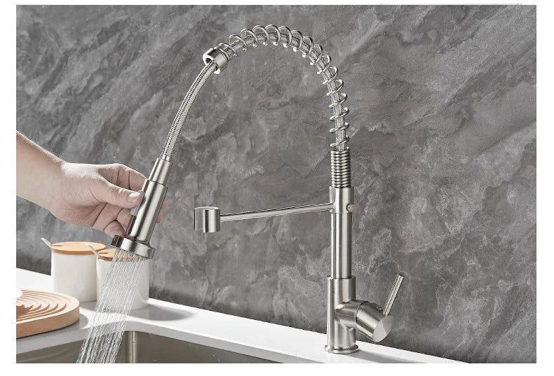 Luxus Küchenarmatur mit Doppelstrahl | AquaElite