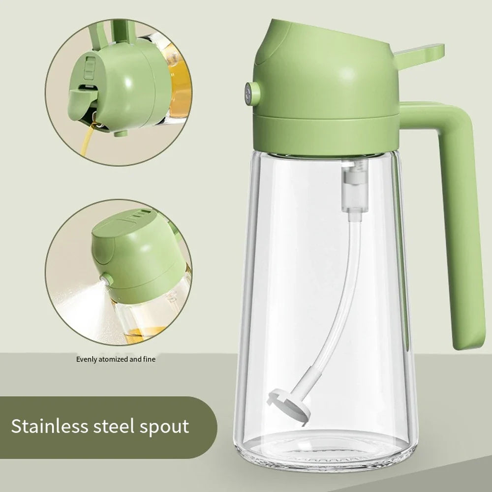 2-in-1 Glas Öl Sprühflasche