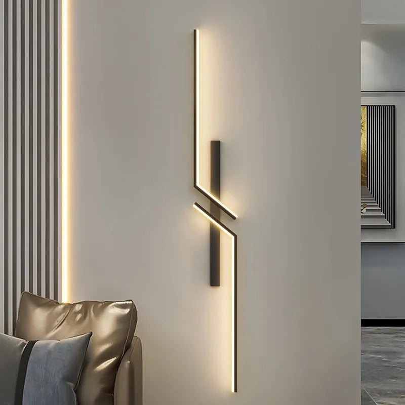 Garduru Moderne LED Wandleuchte | Stilvolles Design | Dimmbares Licht | Für Wohnzimmer & Schlafzimmer