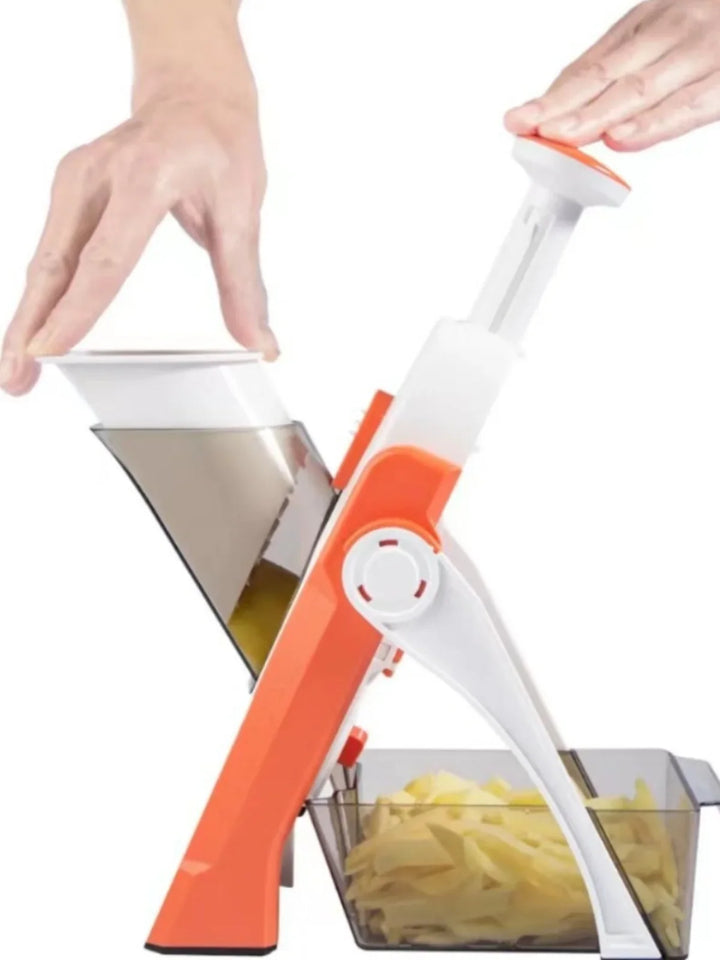 5-in-1 Sicherer Gemüsehobel mit Sammelbehälter – 1 + 1 Kostenloses Angebot