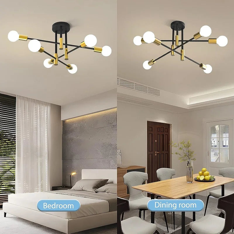 Moderne LED-Spinnen-Deckenleuchte - Nordic Minimalistisches Design für die Wohnkultur