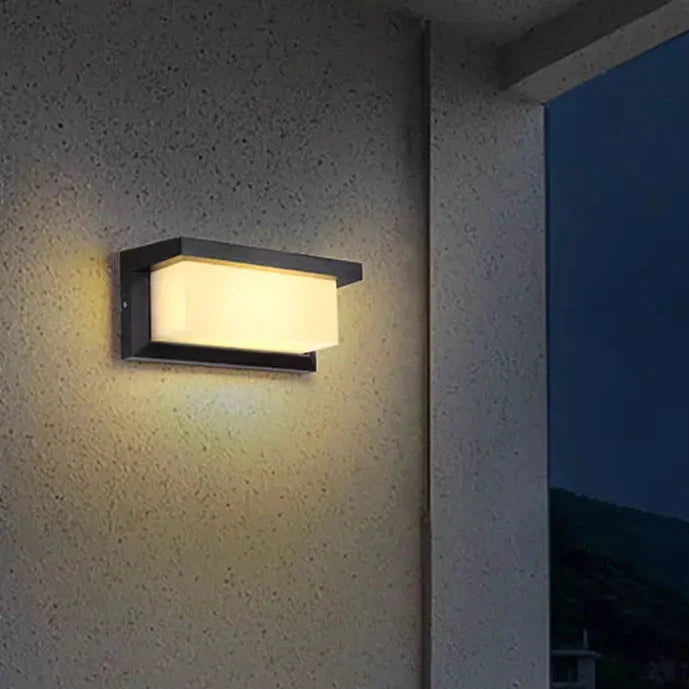 Europäische Moderne Wandleuchte - Wasserdichte LED-Wandleuchte für Balkon, Terrasse & Garten