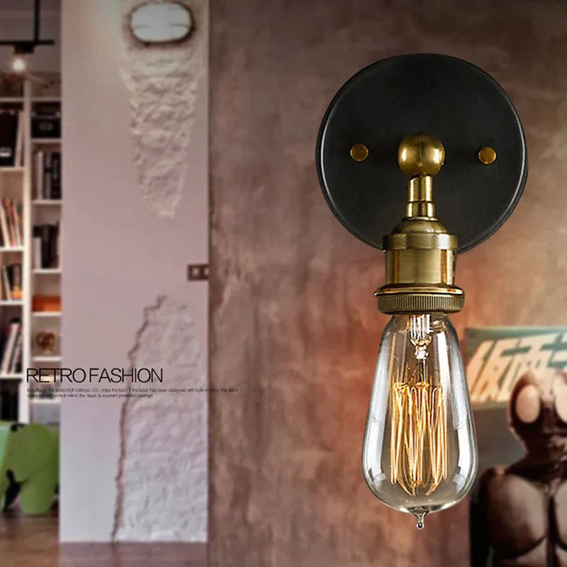 Industrielle verstellbare Wandlampe - Amerikanischer Retro-Stil