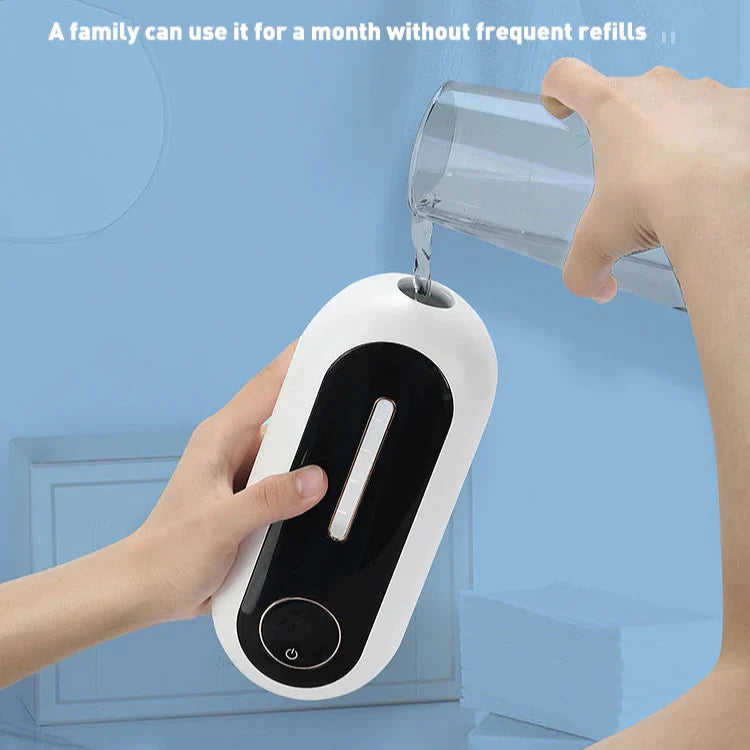 Toiletten 450ML Automatischer Schaumseifenspender - Berührungslos Wandmontierte Handwaschzubehör für Küche und Badezimmer