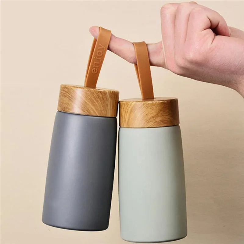 260ml Isolierter Kaffeebecher - 304 Edelstahl Reisebecher, Tragbare Thermoskanne für heiße Getränke, Mini-Wasserflasche