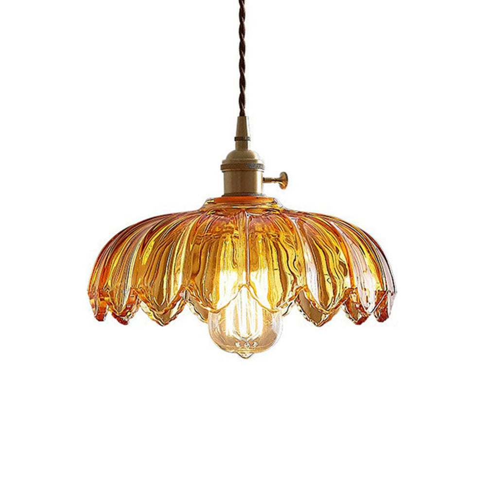 Pendant-Leuchte Vintage Glas Hängelampe
