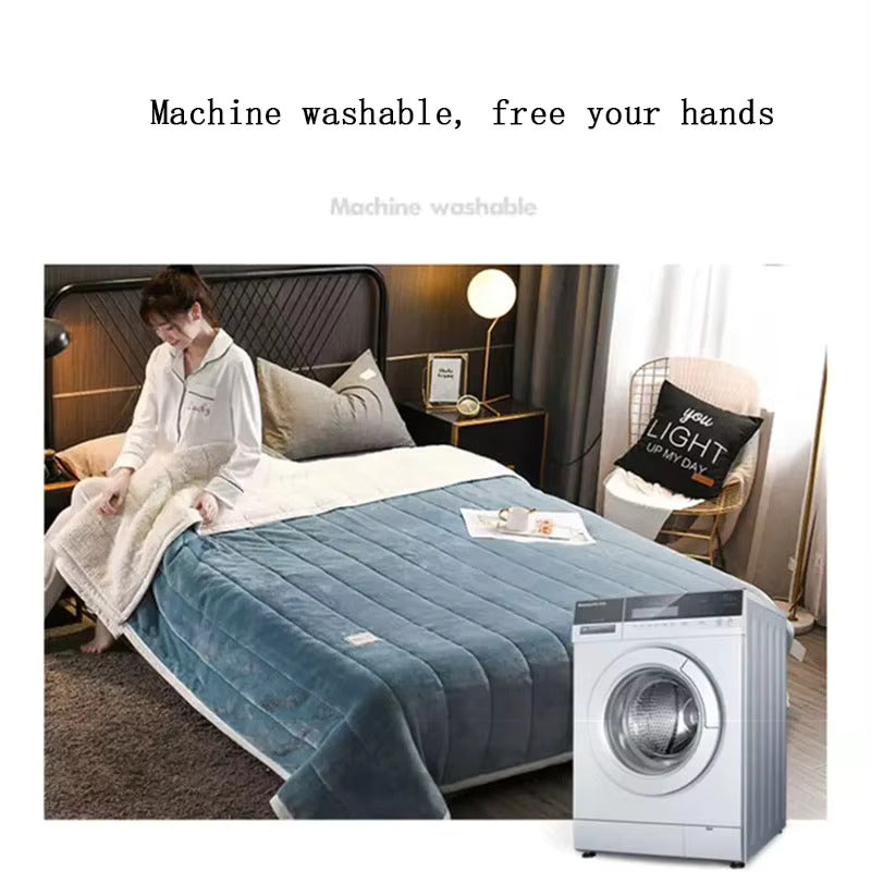 Royaleva Luxus Große Pelzdecke - Beidseitiger Plüschkomfort für Bett & Sofa