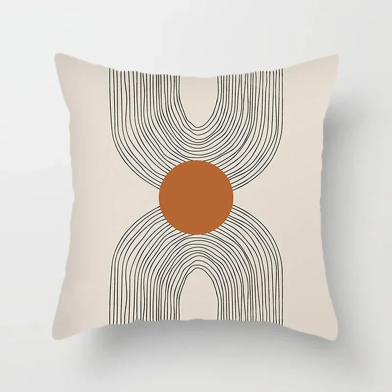 Dekoratives Kissenbezug mit geometrischem Muster - AbstractLines