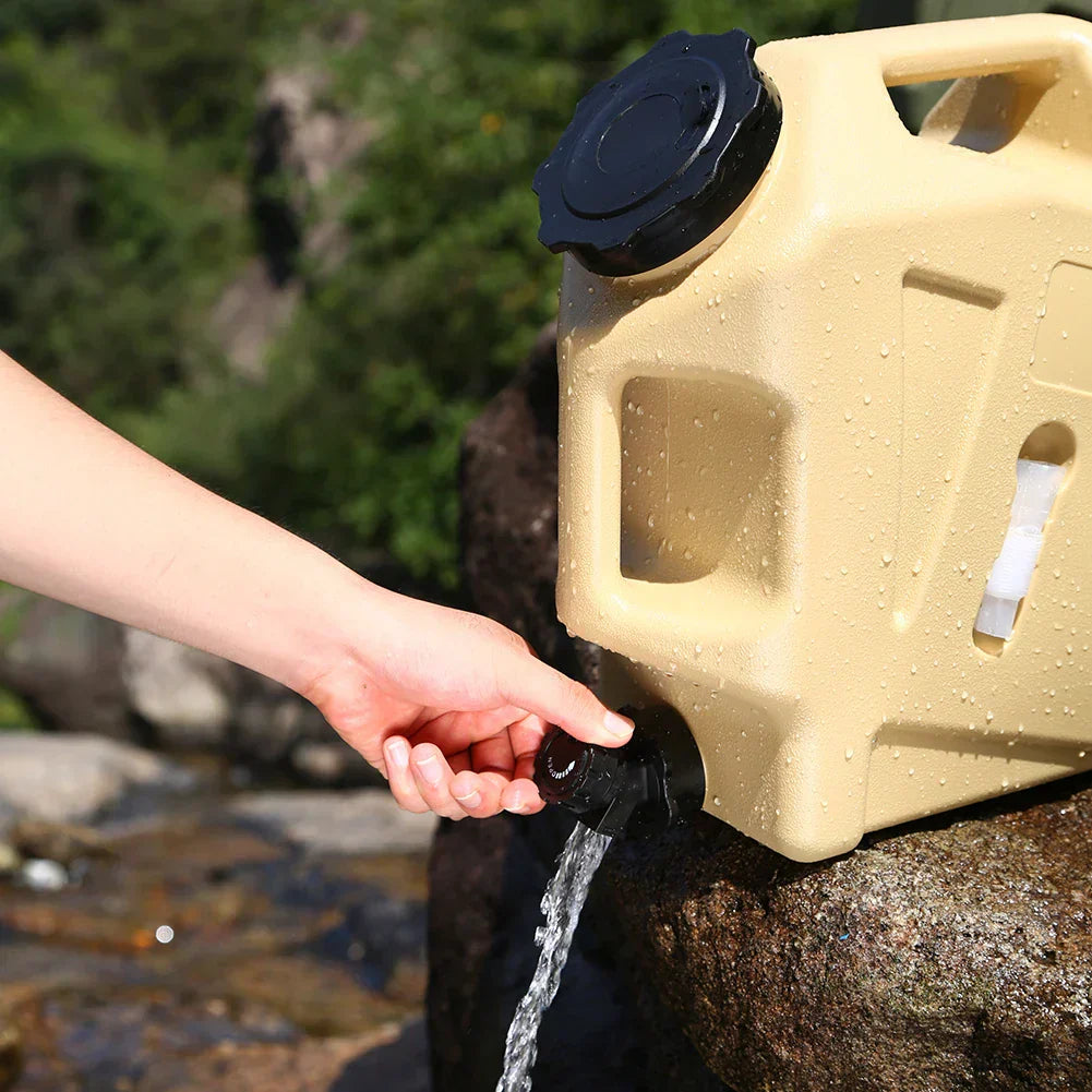 12L Tragbarer Wasserkanister mit Hahn – Outdoor Camping Essential
