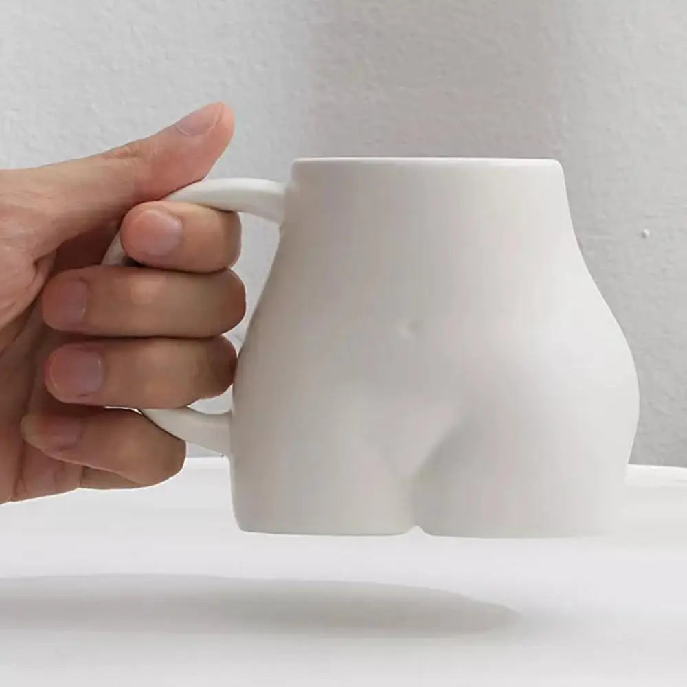 Kaffe Tasse Mit Weiblichen Rundungen