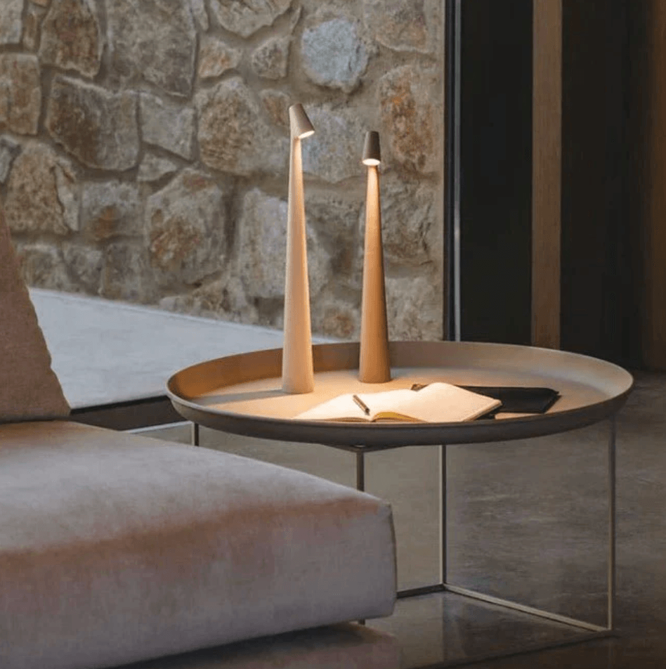 Drahtlose Tischlampe Minimalistisches Design | LuxeLight