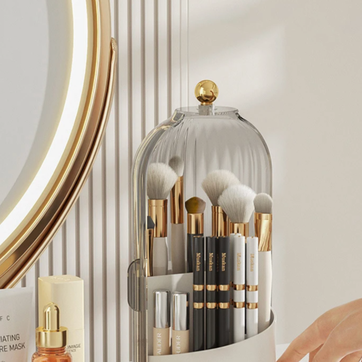 OrganizeLuxe – Luxus Acryl Kosmetik Organizer mit 360° Drehung