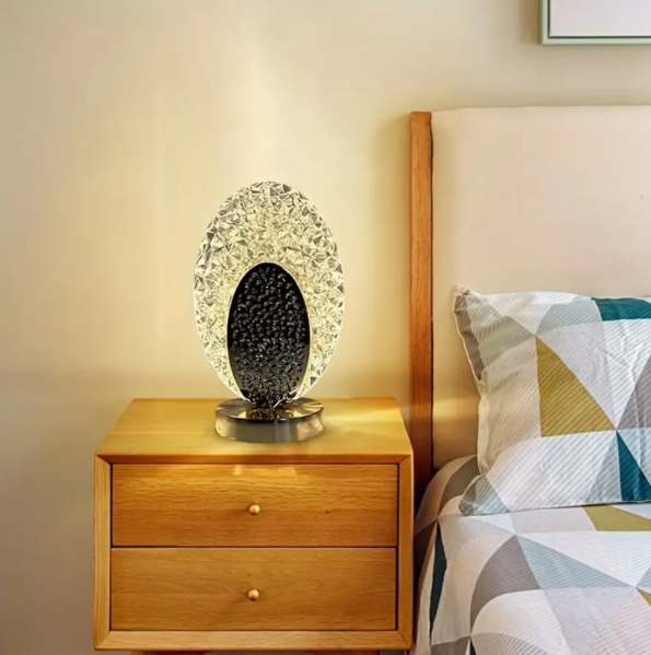 Chic Pfau-Design Tischlampe