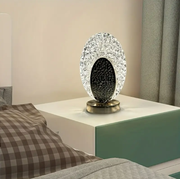 Chic Pfau-Design Tischlampe