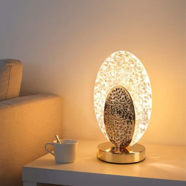 Chic Pfau-Design Tischlampe