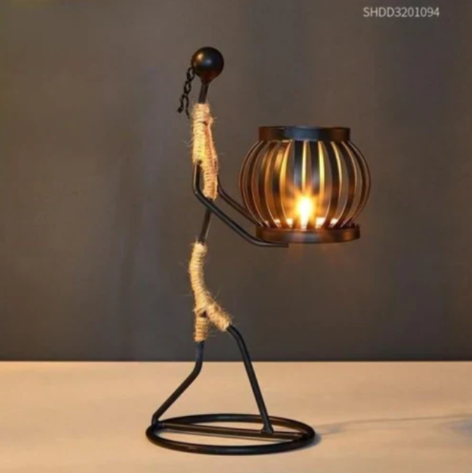 Vintage-Inspirierter Kerzenständer