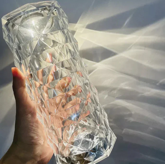 LED-Lampe im Kristalldesign