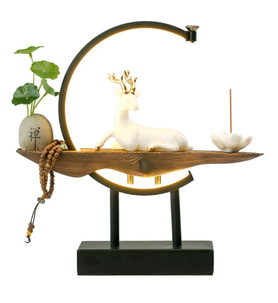 Luminous Deer Räucherhalter & LED Lampe