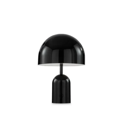 Portable verchromte Tischlampe