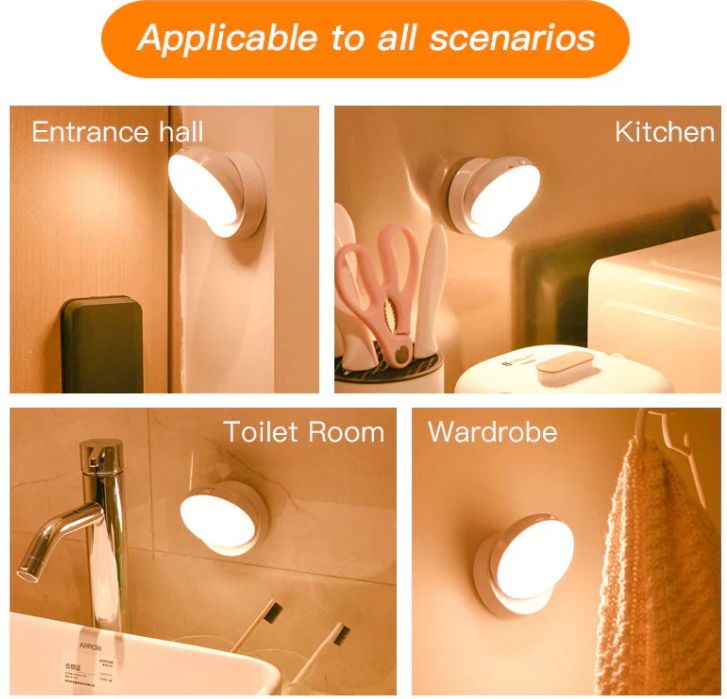 Smart Motion Sensor Wandlampe – Energiesparend und automatische Beleuchtung