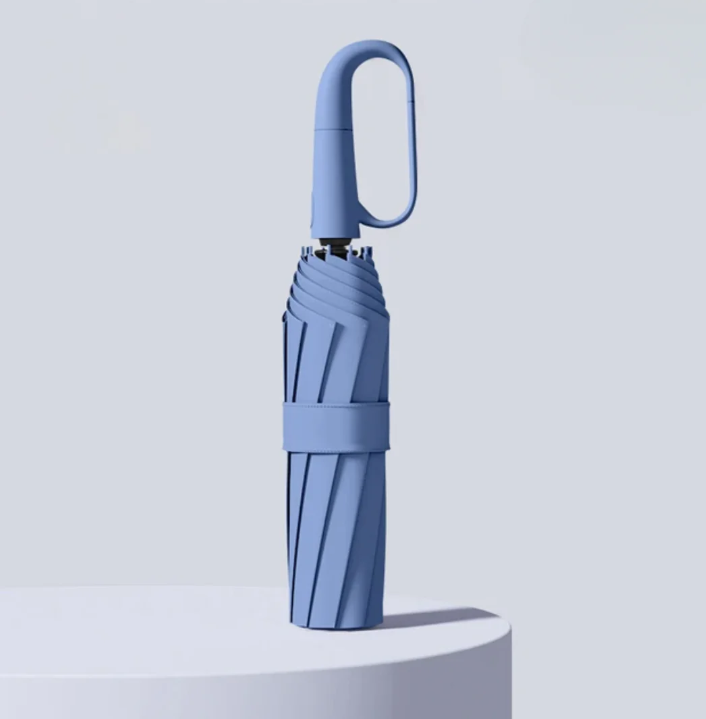 Winddicht Reflektierender Sicherheitsregenschirm