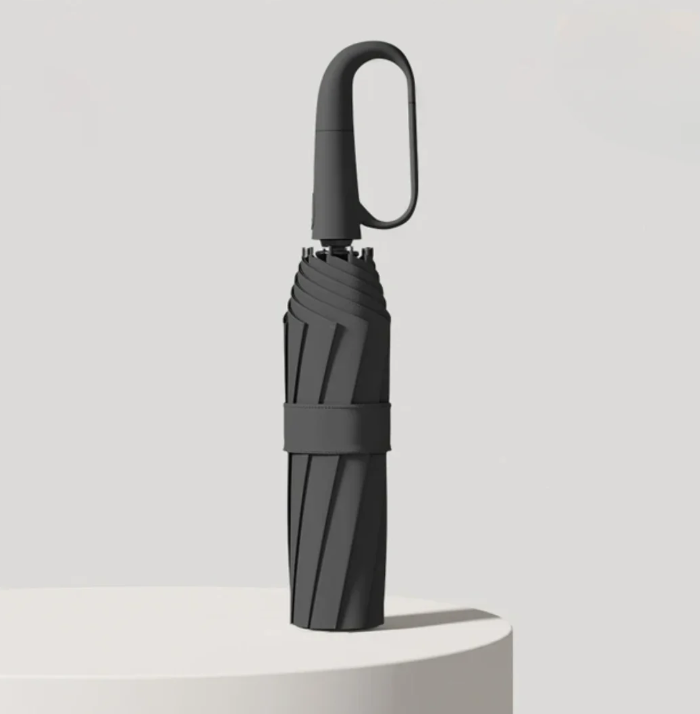 Winddicht Reflektierender Sicherheitsregenschirm