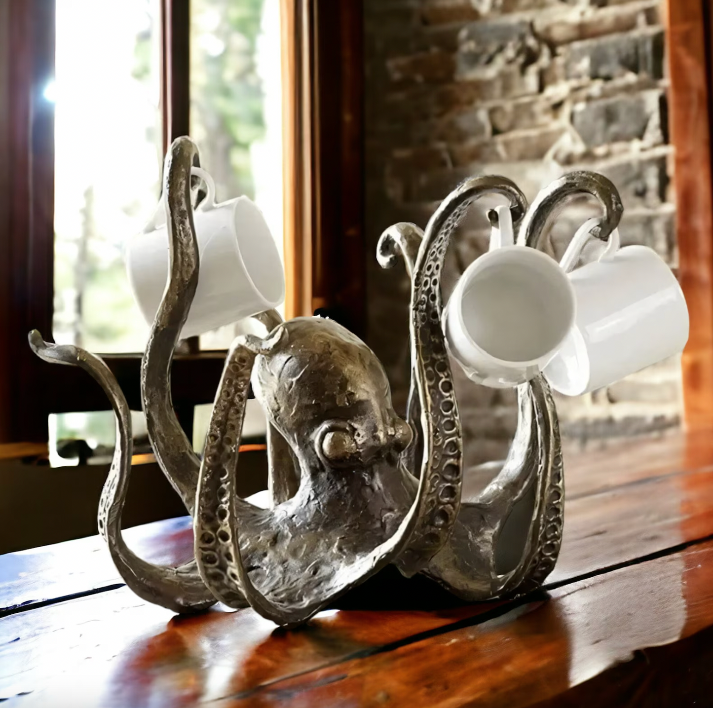 KrakenRust - Tassenhalter Inspiriert von der Gusseisen-Oktopus