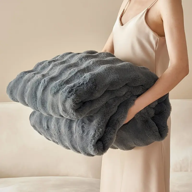 Bubble Plush Weiche Decke