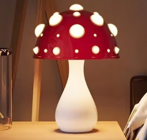 MushGlow – Magische Tischlampe mit atmosphärischem Pilzdesign