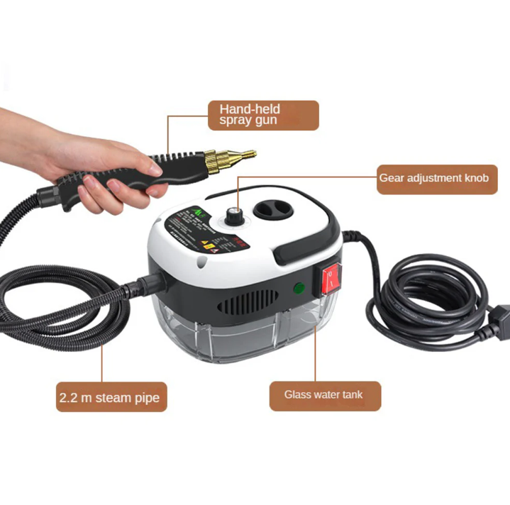 2500W Hochdruckdampfreiniger Mit 6 Einstellbaren Stufen Für Zuhause & Küche