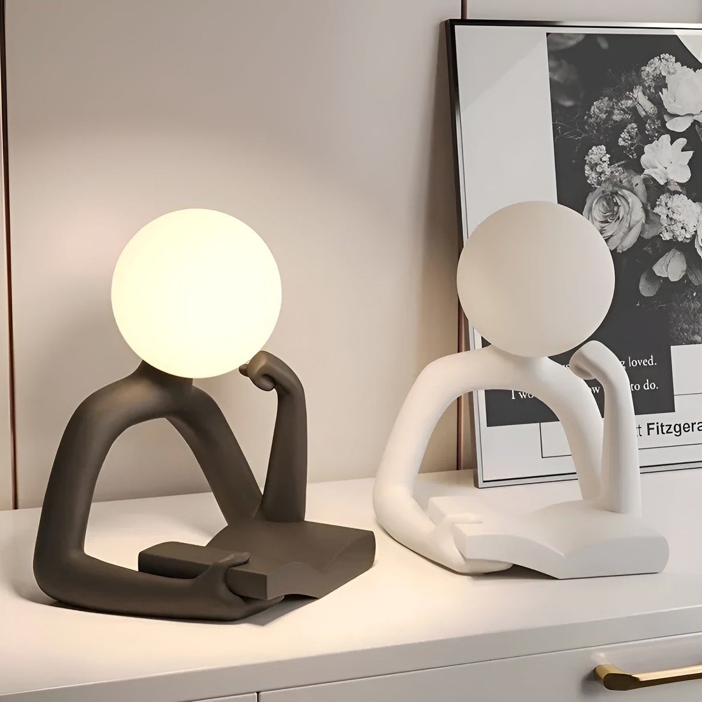 Abstract Skulpturale Tischlampe | ArtGlow