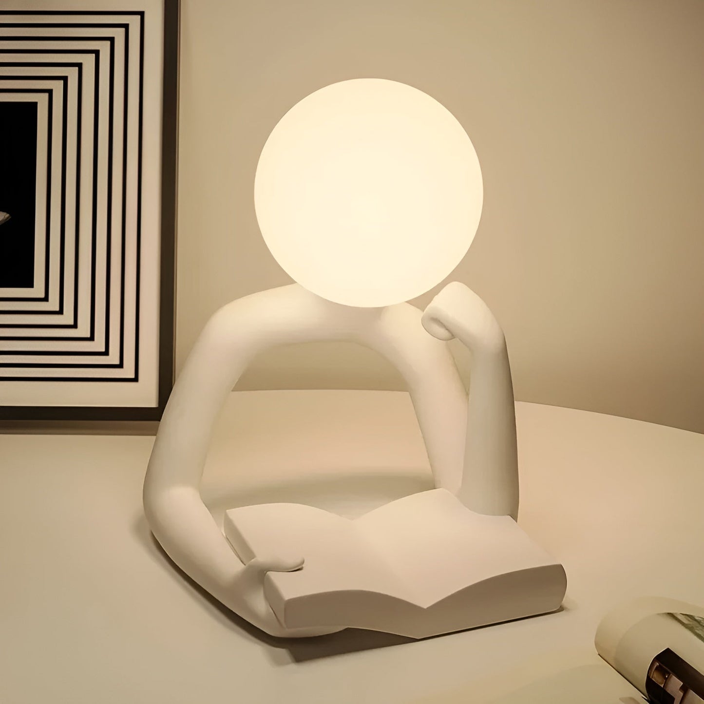 Abstract Skulpturale Tischlampe | ArtGlow